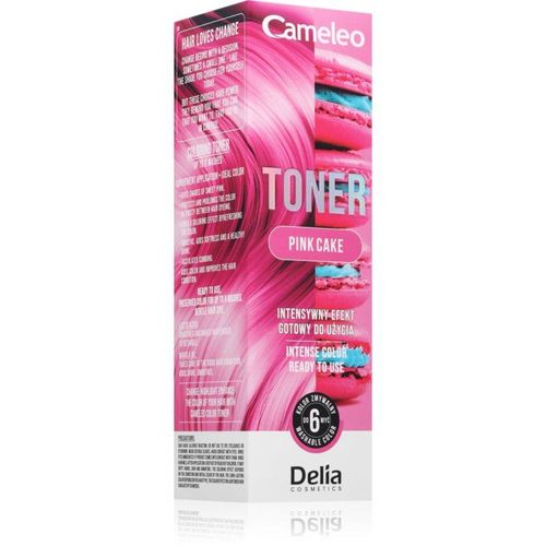 Delia Cosmetics Cameleo Toner haartoner voor het Haar Tint Pink Cake 75 ml