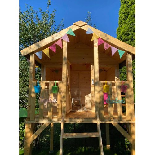 Stelzenhaus Toby inkl. Rutsche grün