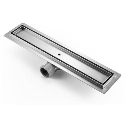 Edelstahl-Duschrinne GT01 für Duschkabine befliesbar - Länge wählbar, Länge Duschrinne:1000mm