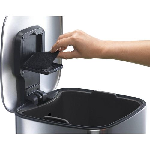EKO Kohlefilter für Abfallsammler, zur Geruchsneutralisierung, VE 10 Stk, HxBxT 8 x 80 x 80 mm