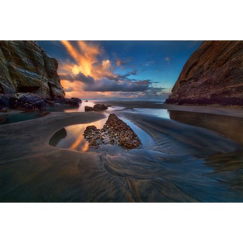 Fototapete PAPERMOON "Photo-Art YAN ZHANG, WENN DIE FLUT WIEDERHOLTE", bunt, B:3m L:2,23m, Vlies, Tapeten