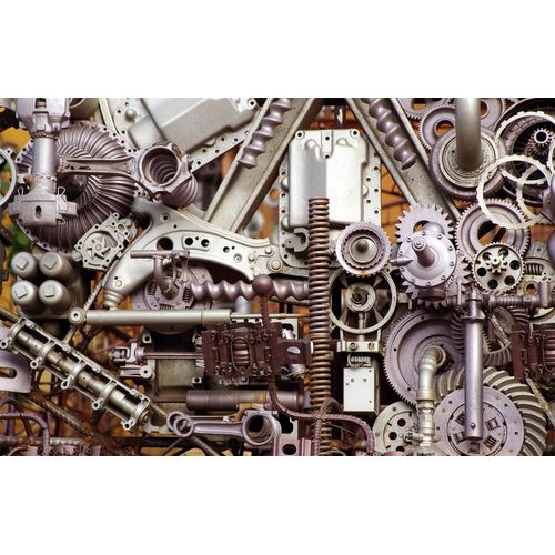 Fototapete PAPERMOON "Maschinenteile", bunt, B:3m L:2,23m, Vlies, Tapeten