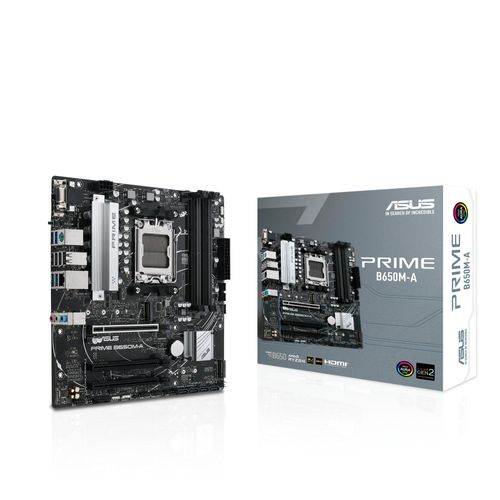 ASUS Prime B650M-A - Motherboard - micro ATX - Socket AM5 - AMD B650 Chipsatz - USB 3