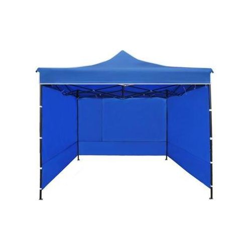 Ekspand | Faltpavillon 3x3m - Blau - Robustes Partyzelt - Ideal für Gartenfeste und Veranstaltungen