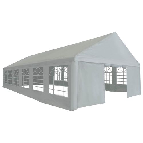 vidaXL Zeltstoff ohne Gestell Grau 12 x 6 m PE