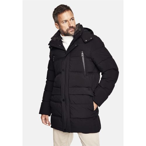Parka NEW CANADIAN "Stepp-Parka", Herren, Gr. 58, schwarz, 100% Polyester, unifarben, lang, Jacken Parka, ohne tierische Produkte hergestellt
