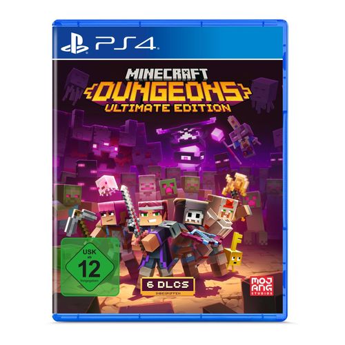 PLAYSTATION 4 Spielesoftware "Minecraft Dungeons Ultimate Edition", bunt (ohne farbbezeichnung), PlayStation 4, Spielesoftware, Spielesoftware