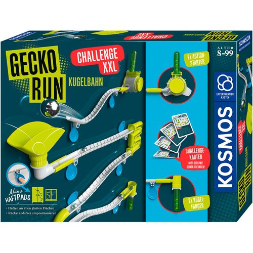 Kugelbahn KOSMOS "Gecko Run Challenge XXL", bunt, Kugelbahnen, Baby, Kunststoff, Kugelbahn, Made in Germany