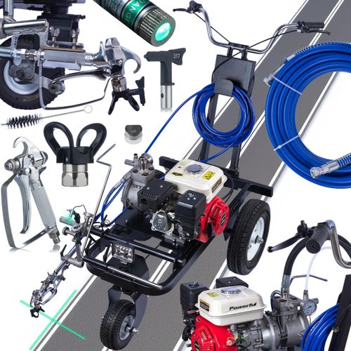 Zenthril Line Pro – Straßenmarkierungsgerät 6.5P | 20MPa, 2.8L/min | PowerXcellence Serie | Hydrodynamisches Sprühsystem