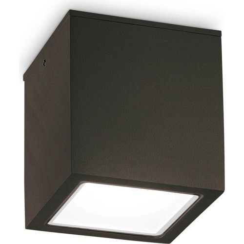 Ideal lux TECHO PL1 BIG Deckenleuchte für den Außenbereich mit GU10 Fassung Struktur Schwarz pulverbeschichtet
