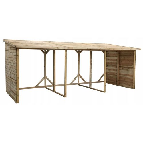 Holzschuppen 20m3 - 5.2x2m - H.2.06m - Imprägniert