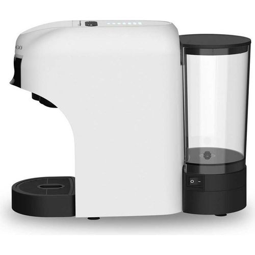 Sogo CAF-SS-7655, Kombi-Kaffeemaschine, 0,85 l, Kaffeekapsel, Kaffeepad, Gemahlener Kaffee, 1400 W, Schwarz, Weiß
