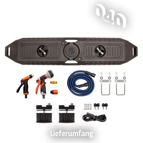 040 parts 30L Wassertank mit 12V Pumpe Außendusche für Vans, Camper, Autos perfekt fürs Camping Frischwassertank Wassertank