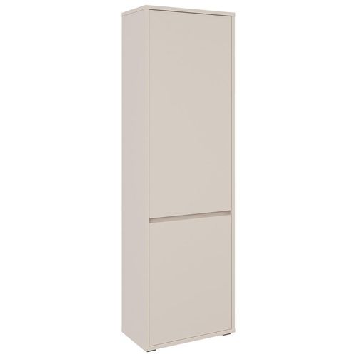Xora Garderobenschrank Liv, Kaschmir, Holzwerkstoff, 2 Fächer, 60x195x33.8 cm, Garderobe, Garderobenschränke, Garderobenschränke