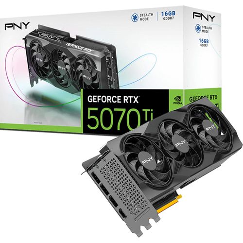 Bildmaterial PNY GeForce RTX 5070 Ti 16GB GDDR7 Reflex 2 RTX AI DLSS4
