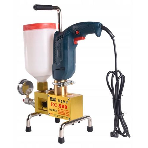 Hochdruck-Injektionspumpe PI-PUMP 9999 – 910W Motorleistung | 1500 bar Max. Druck | Betonrissfüllung, Polyurethan- und Epoxidharzinjektion Set