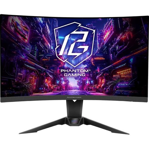 ASRock PG27QRT2A, Gaming-Monitor, (QHD, VA, Curved, Free-Sync