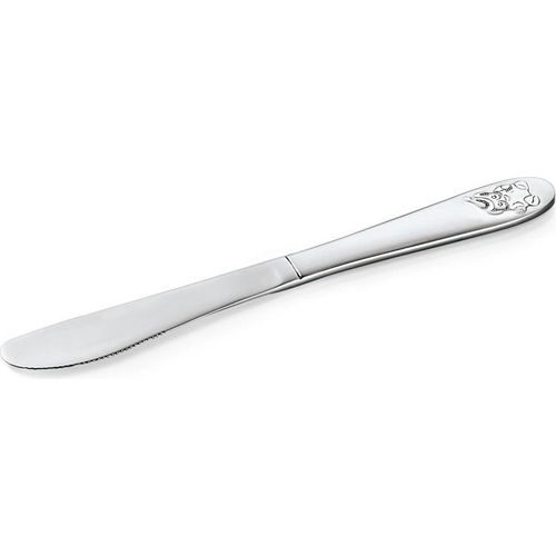 60x Kindermesser Amelie Bär, Kinderbesteck Edelstahl 18/0, Löffel 17 cm