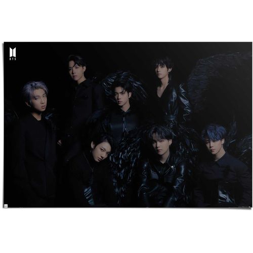 Poster REINDERS "Bangtan Boys", schwarz (farbe bild(er): schwarz), B:91,5cm H:61cm T:0,1cm, Papier, Bilder, Poster