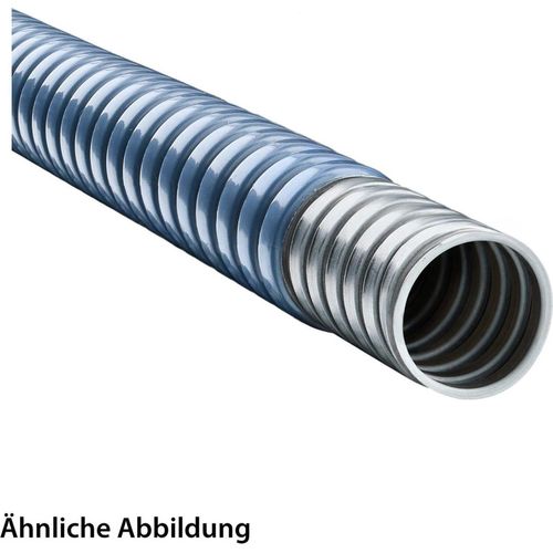 FLEXA SPR-PU Metallschutzschlauch mit PUR Mantel - FWP-PUR 21, AD 21,0mm, ID 17,0mm eingehaktes Profil,