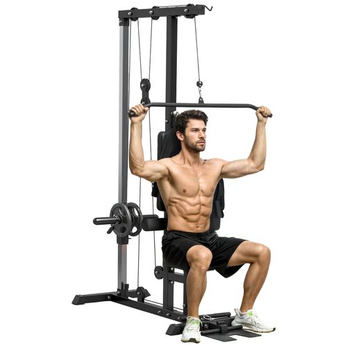 Kraftstation f¹r Zuhause. Ruderz¹ge. ohne Gewichte. Fitnessger?t f¹r Zuhause. Stahl. Kunstleder. Schwarz