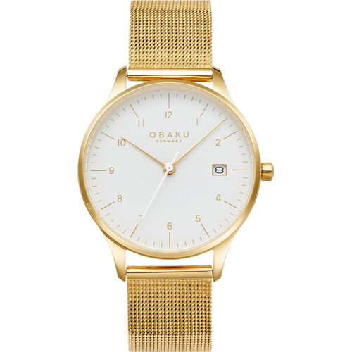 Uhr Obaku Women's Gold Obaku-V298LDGWMG