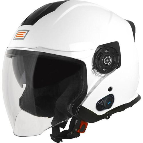 Helm ORIGINE PALIO 2.0 + BT SOLID weiß glänzend S