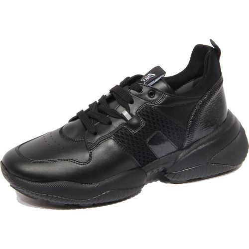 G2548 sneaker donna HOGAN INTERACTION black shoe woman