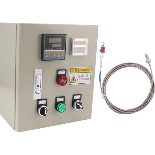 Temperaturregler 0–400 °C, digitale PID-Temperaturregelung, 380 V AC, 15 kW mit Thermoelement