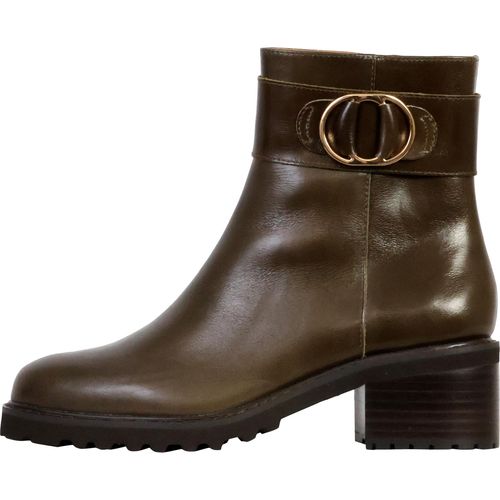 Quinn Leder Absatzstiefelette