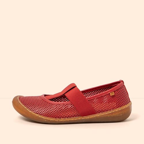 El Naturalista Schuhe Damen N5787R NAPPA ROSSO/ PAWIKAN Farbe Rot