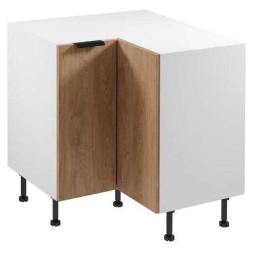 Eck-Küchenunterschrank Eckschrank Kücheneckschrank Küchenschrank Weiß