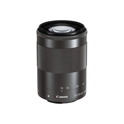 Canon EF-M 55-200 mm F4.5-6.3 IS STM 52 mm Filtergewinde (Canon EF-M Anschluss) schwarz