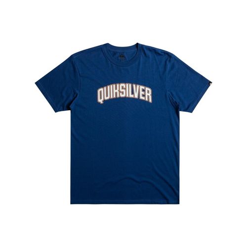 T-Shirt QUIKSILVER "Scholarship", Herren, Gr. XS, blau (estate blau), Obermaterial: 100% Walkfrottier;, Shirts T-Shirt