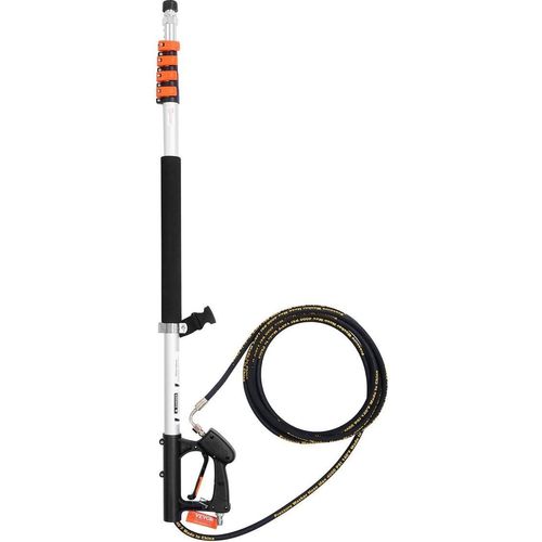 Pressure Washer Telescoping Wand 18 ft Brush Head Telescopic Spray Wand