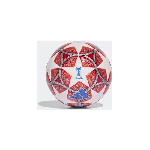 Fußball ADIDAS PERFORMANCE "UEFA WOMENS CHAMPIONS LEAGUE LEAGUE" Gr. 5, weiß, scarlet, Bälle, 5, 0,4 g, Synthetik, Damen Champions League, B:22,3cm H:17,3cm T:22cm