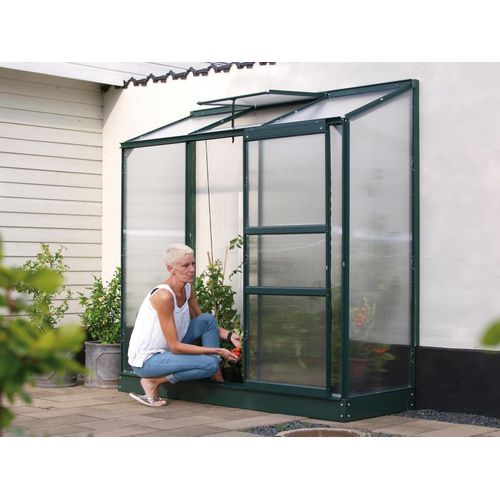 Anlehngewächshaus VITAVIA "Styx 1300", grün, B:193cm T:69cm, Gewächshäuser, Anlehngewächshaus