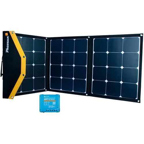 Solarmodul PHAESUN "»Module Kit Phaesun Fly Weight 135 Premium MPPT«", schwarz, Solarmodule, Solarmodul