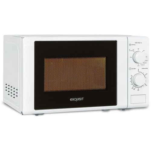 EXQUISIT Mikrowelle "MW 900-030G weiss", weiß, B:43,9cm H:25,8cm T:32,3cm, Mikrowellen, Mikrowelle