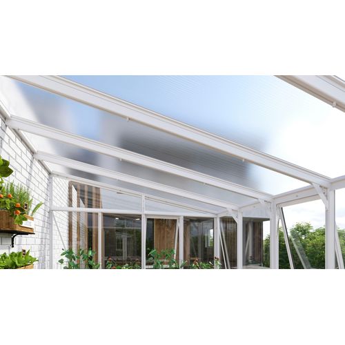 Stabilisierungsprofil VITAVIA "Nachrüstsatz 7000, weiß", weiß, H:0cm, Aluminium, Profile, Stabilisierungsprofil, Verstärkungssatz aus Alu-Profilen, für Anlehngewächshaus Athena