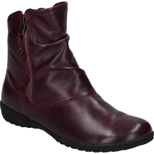 Stiefelette JOSEF SEIBEL "Naly 24, amarena", Damen, Gr. 38, rot (amarena), Obermaterial: 100% Rindsleder Leather cow., Schuhe Stiefelette
