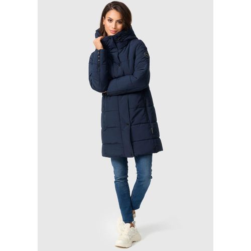 Winterjacke MARIKOO "Marikoo Karumikoo XVI Damen Winterjacke B987", Damen, Gr. XL, blau (navy), Obermaterial: 100% Polyester PES., Jacken Winterjacke