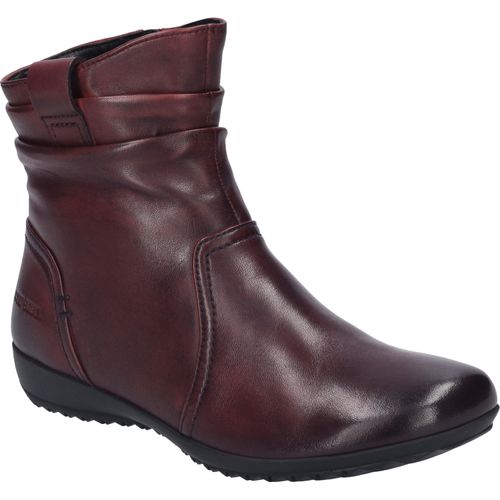 Stiefelette JOSEF SEIBEL "Naly 63, amarena", Damen, Gr. 41, rot (amarena), Obermaterial: 100% Rindsleder Leather cow., Schuhe Stiefelette