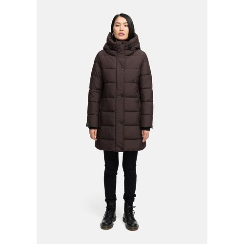 Winterjacke MARIKOO "Marikoo Karumikoo XVI Damen Winterjacke B987", Damen, Gr. XL, braun (choco), Obermaterial: 100% Polyester PES., Jacken Winterjacke