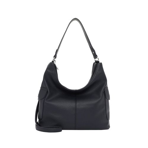 Beuteltasche EMILY & NOAH "Beutel E&N Chartres RUE 09", Damen, Gr. B/H/T: 32cm x 33cm x 13cm 0, blau (blau 500), PVC, Taschen Beuteltasche