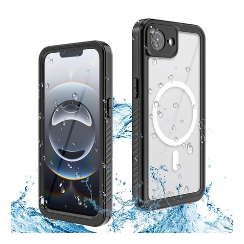 Handyhülle für Apple iPhone 17e / 16e MagSafe Grad Wasserdichte Tasche Schwarz