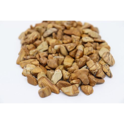 Aquagart 200kg Polierter Splitt Flusskiesel Kieselsteine Gartensplitt Ziersplitt holz