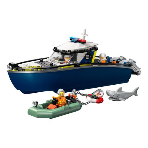 LEGO® Verfolgungsjagd im Polizeiboot