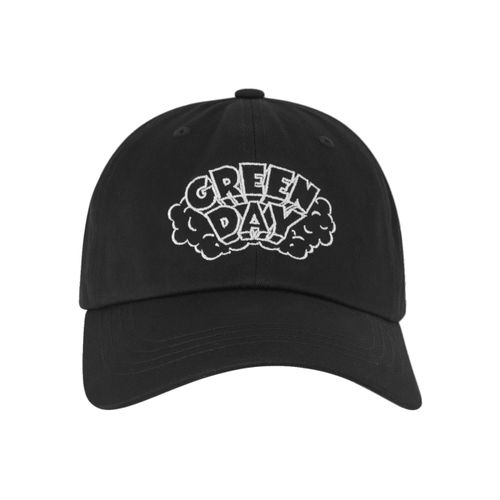 Flex Cap MERCHCODE "Merchcode Green Day Dookie Logo Dad Cap", Gr. onesize, schwarz, 100% Baumwolle, Caps