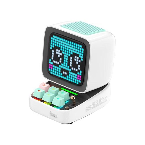 Divoom DitooPro Retro Pixel Art Bluetooth Speaker - White